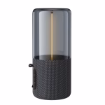 HOCO BS64 Haut-parleur Rocker Bluetooth gris vue de face avec LED et son puissant en Algérie