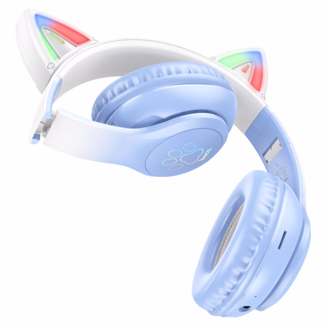 HOCO DZ W42 – Casque Bluetooth 5.3 avec Oreilles de Chat LED sans fil en Algérie