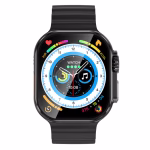 HOCO Y23 Ultra Smartwatch noire Bluetooth sport avec appels et suivi santé.