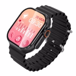HOCO Y23 Ultra Smartwatch noire bracelet silicone sport.