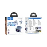 Boîtier Hoco EQ21 Bleu original avec réduction de bruit ANC et ENC disponible en Algérie