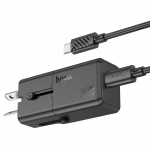HOCO AC 25 -chargeur voyage single port PD 30 W (C to C)/(C to IP,mini )(EU/UK/CA) black – Image 4