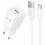 HOCO C145A - chargeur rapide charm a port unique QC3.0 Set - version europeene – Image 8