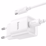 HOCO C146A - chargeur rapide charm a port unique PD 20W Set - version europeene – Image 10