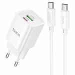 HOCO C 149A - chargeur rapide charm dual ports PD 30W+QC3.0 (C to IP)/( c to c )-version europeene – Image 2