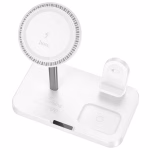 HOCO CQ12 - station de charge sans fil joyeuse 3in1 ( 15W+5W+2,5W) -charger en securite – Image 8