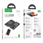 HOCO CQ13 - station de charge sans fil voyage pliable ( 15W+5W+2,5W) - compact dans les bagages – Image 9