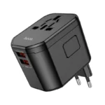 Chargeur universel HOCO AC15 Walker noir 3 ports USB-C PD 20W compact, Algérie