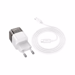 HOCO C125A Transparent Tribute – Chargeur mural PD 20W transparent avec Set / Single (version EU) - Transparence, style et performance réunis