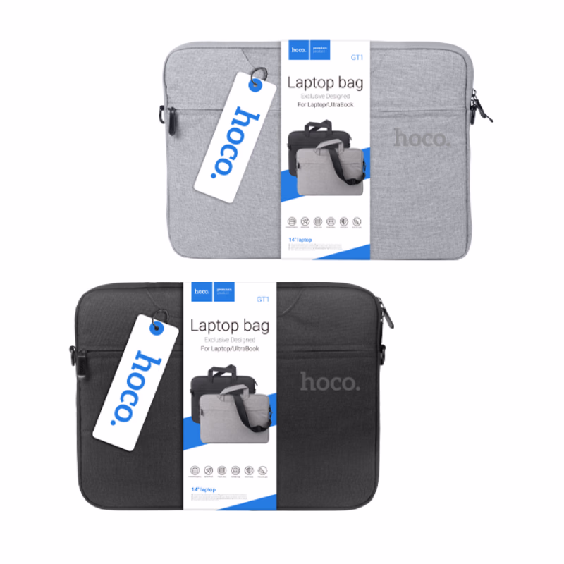 HOCO Algérie DZ - GT1 Simple series laptop bag(14 inches) (2) HOCO GT1 - Sac pour ordinateur portable Simple série -protection elegante et durable – Image 1