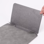 HOCO GT5 - Sacoche d'ordinateur multi-fonction de la série Delight avec support (15,6 pouces) marron - support intégré avec intérieur en microfibre – Image 2