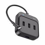 HOCO HB31 - Convertisseur Esay 4 en 1  (L=1,2M) noir – Image 10