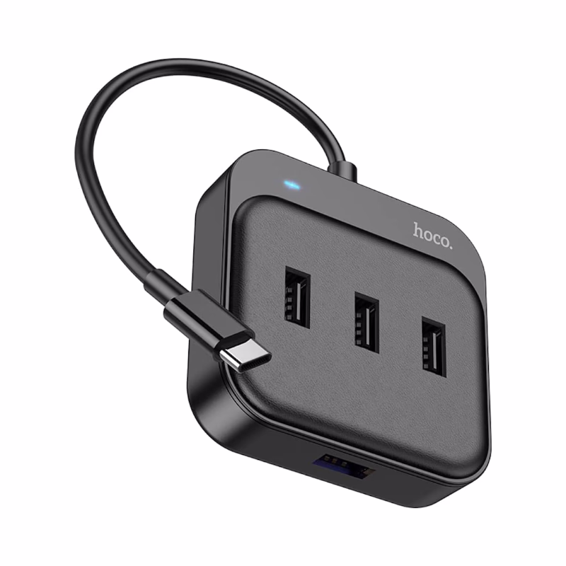 HOCO HB31 - Convertisseur Esay 4 en 1 (L=1,2M) noir - Hoco Algérie