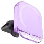 HOCO HW17 - Support de voiture magnétique sans fil à chargement rapide  Crystal (sortie d'air) – Image 4