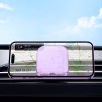 HOCO HW17 - Support de voiture magnétique sans fil à chargement rapide  Crystal (sortie d'air) – Image 6