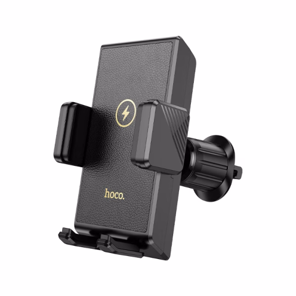 HOCO HW21 - Support de voiture à chargement rapide sans fil  Precious (sortie d'air)