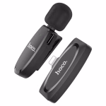 HOCO L15  - Microphone numérique sans fil  Crystal Lavalier black – Image 3