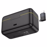 HOCO L17 Dual-Mic – Micro-cravate sans fil magnétique à double microphone (iP/Type-C) - Qualité studio, mobilité professionnelle et style haut de gamme – Image 5