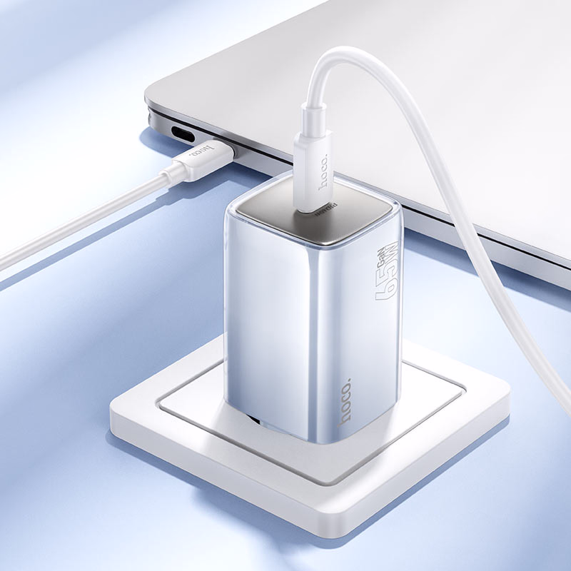 HOCO N48 - chargeur rapide glorius a port unique 65 w (Cto C)-version europeene - Hoco Algérie