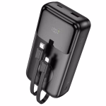 HOCO Q28A- Batterie externe Victory 22,5 W + PD20 W (20 000 mAh) noir-entièrement compatible avec câble de chargement pour montre – Image 3