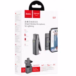 HOCO S31 - Microphone sans fil  Stream microphone sans fil + récepteur gris nébuleuse – Image 11