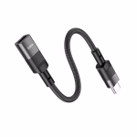 HOCO U107 - Câble adaptateur U107 Type-C mâle vers femelle IP (L = 0,1m) – Image 5