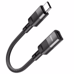 HOCO U107 - Câble adaptateur U107 Type-C mâle vers femelle IP (L = 0,1m) – Image 3