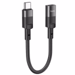 HOCO U107 - Câble adaptateur U107 Type-C mâle vers femelle IP (L = 0,1m) – Image 2