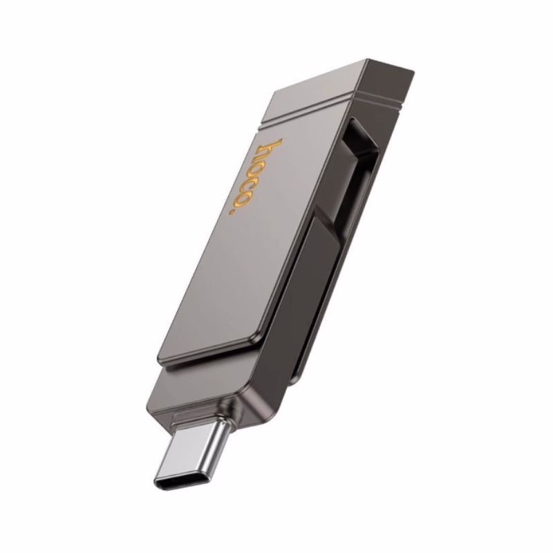 HOCO UD15 - Clé USB 3.2 Type-C Clever (32GB/64GB/128GB/256GB) gris métallisé - Hoco Algérie