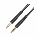 HOCO UPA24 - Câble audio AUX lisse Noire