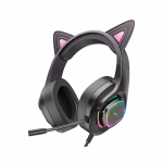 HOCO W107 Cute Cat – Casque de gaming lumineux avec oreilles de chat - Performance audio, esthétique originale et plaisir de jeu – Image 6