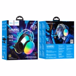 HOCO W 109 PLUS - Casque gaming LUMINEUX RGB, Rich USB 7.1 Black – Image 8