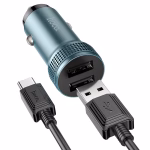 HOCO Z49 - Chargeur de voiture double port avec Set – Image 2