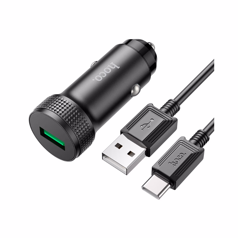 HOCO Z49A - Chargeur de voiture double port pour set type C - Hoco Algérie