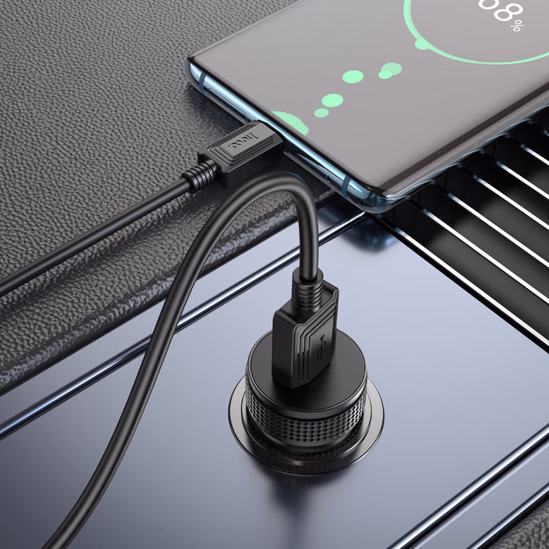 HOCO Z49A - Chargeur de voiture double port pour set type C - Hoco Algérie