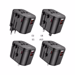 Prises internationales HOCO AC15 Walker (EU, UK, US, AUS) – adaptateur de voyage Algérie