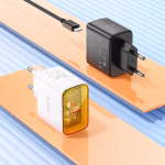 HOCO CS41A Smart – Chargeur mural PD 35W à port unique avec câble (C to IP) (version EU) - Puissance intelligente, élégance compacte – Image 2