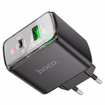 HOCO CS42A Smart PD 30W + QC3.0 charger set(C to C )(EU) white  (version EU) - Puissance rapide, design intelligent – Image 7