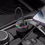 HOCO E82 Guerrero – Transmetteur FM Bluetooth pour voiture PD30W + QC3.0 – Image 4