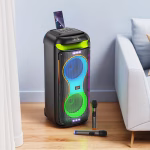 HOCO HA13 Pro Ramon – Baffle Bluetooth pour l’extérieur avec deux microphones sans fil - Performance et polyvalence amplifiées – Image 4