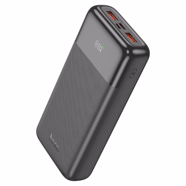 HOCO J121A Fast – Power Bank 22.5W + PD 20W à affichage digital (20 000 mAh) – Puissance doublée, vitesse inégalée