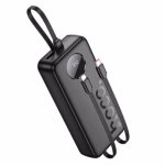 HOCO J132A Sabio – Power Bank 22.5W + PD 20W avec affichage digital et 3 câbles intégrés (20 000 mAh) – Polyvalence et autonomie longue durée – Image 2