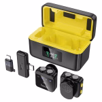 HOCO L17 Dual-Mic – Micro-cravate sans fil magnétique à double microphone (iP/Type-C) - Qualité studio, mobilité professionnelle et style haut de gamme