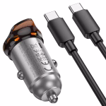 HOCO NZ16A Rigorous – Chargeur de voiture double port 43W PD25W + QC3.0 avec câble (C to C) - Deux ports, une puissance exceptionnelle – Image 4