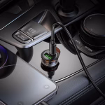 HOCO NZ16A Rigorous – Chargeur de voiture double port 43W PD25W + QC3.0 avec câble (C to IP) - Deux ports, une puissance exceptionnelle – Image 6