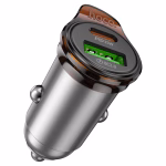 HOCO NZ16A Rigorous – Chargeur de voiture double port 43W PD25W + QC3.0 - Double puissance, design raffiné – Image 2