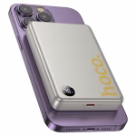 HOCO Q34 Clever – Power Bank PD 20W avec chargement sans fil MagSafe et affichage digital (10 000 mAh) – Recharge magnétique rapide et intelligente – Image 4