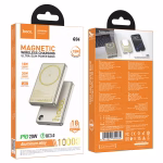 HOCO Q34 Clever – Power Bank PD 20W avec chargement sans fil MagSafe et affichage digital (10 000 mAh) – Recharge magnétique rapide et intelligente – Image 2