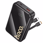 HOCO Q37A Graceful – Power Bank 22.5W + PD 20W avec deux câbles intégrés (20 000 mAh) – Double puissance, élégance prolongée