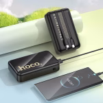 HOCO Q37A Graceful – Power Bank 22.5W + PD 20W avec deux câbles intégrés (20 000 mAh) – Double puissance, élégance prolongée – Image 7